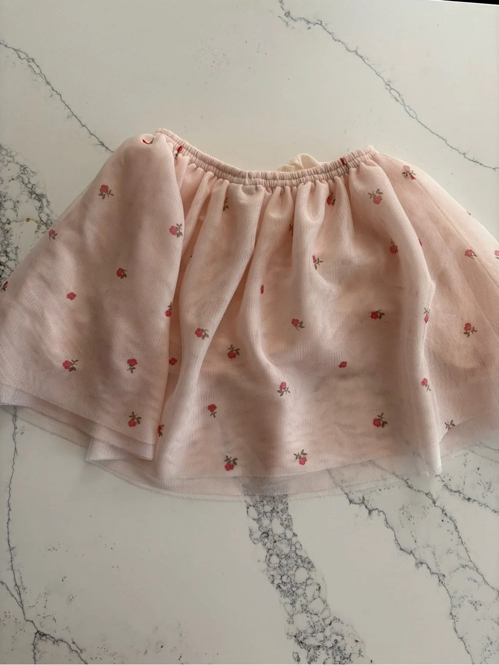Old Navy Light Pink Floral Skirt